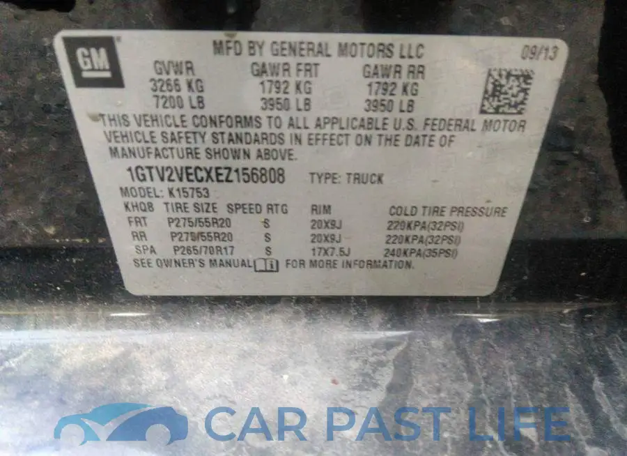 1GTV2VECXEZ156808# 9