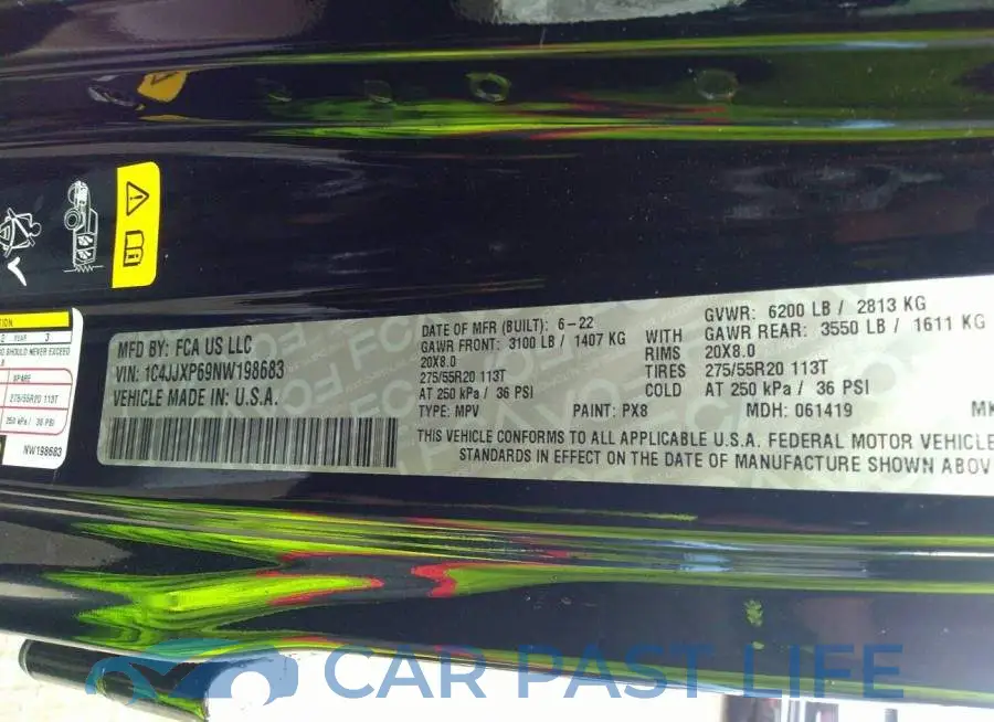 1C4JJXP69NW198683# 9