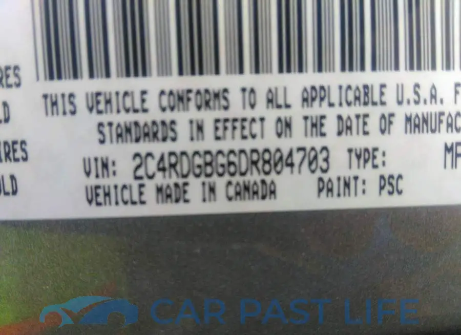 2C4RDGBG6DR804703# 9