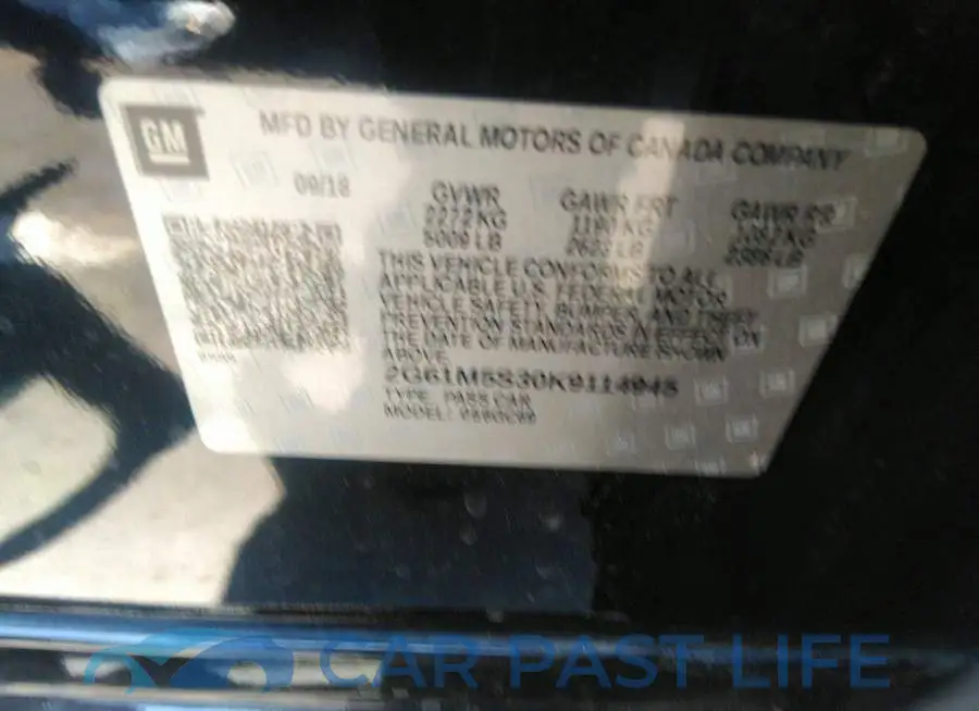 2G61M5S30K9114945# 9