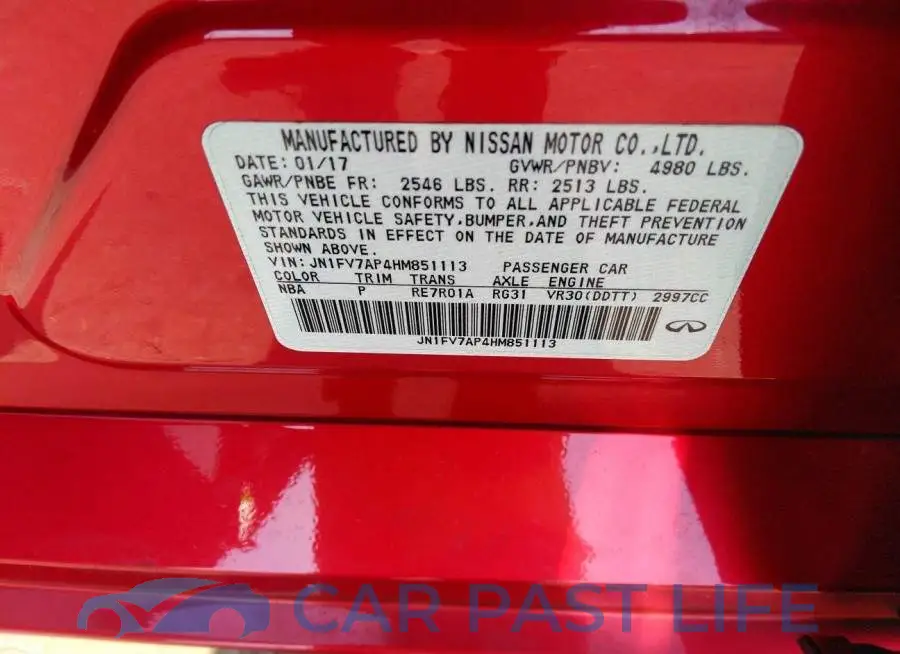 JN1FV7AP4HM851113# 9