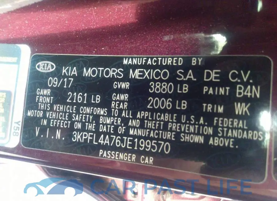 3KPFL4A76JE199570# 9