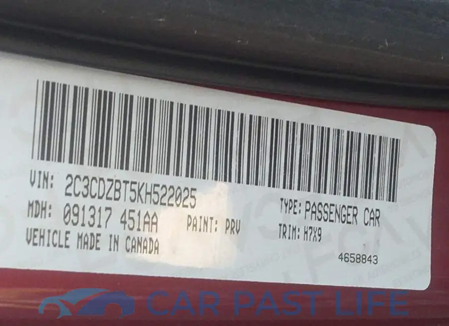 2C3CDZBT5KH522025# 9