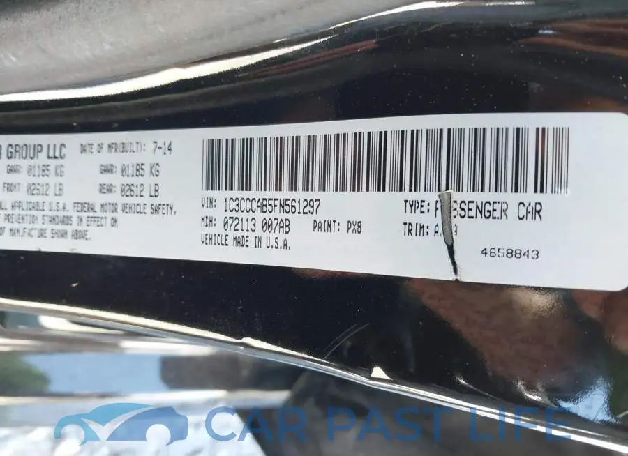 1C3CCCAB5FN561297# 9