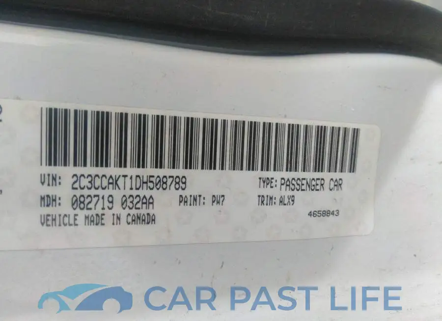 2C3CCAKT1DH508789# 9