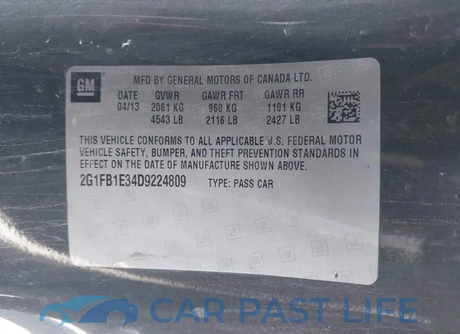 2G1FB1E34D9224809# 9
