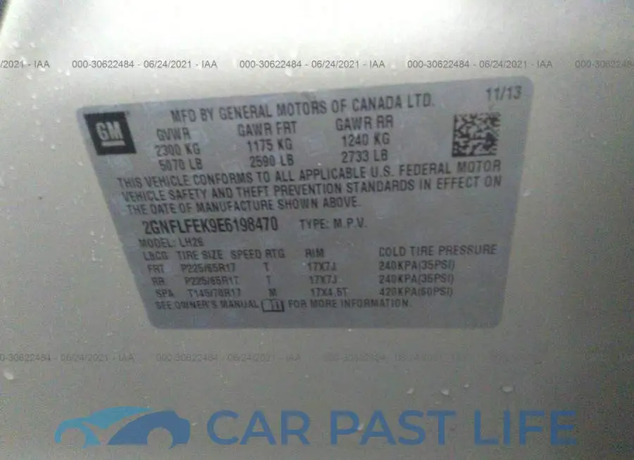 2GNFLFEK9E6198470# 9