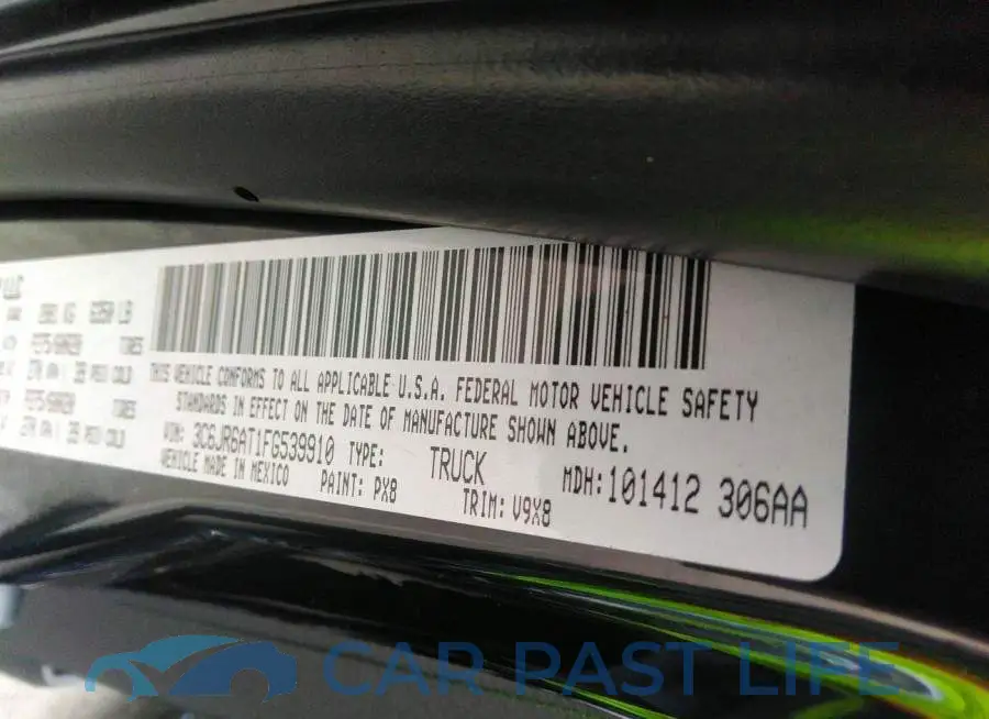 3C6JR6AT1FG539910# 9