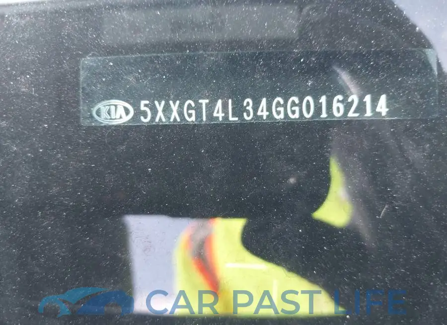 5XXGT4L34GG016214# 9