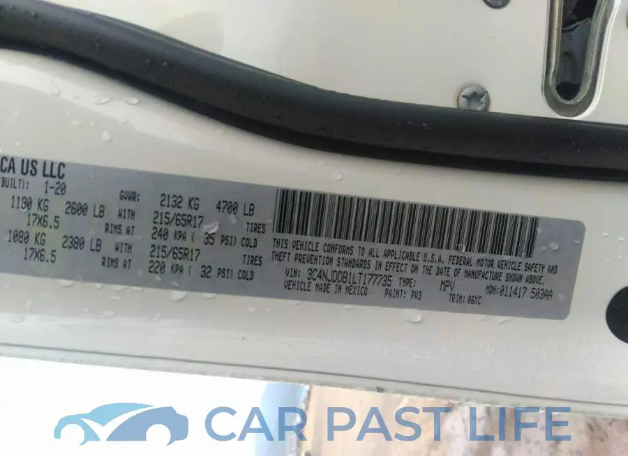 3C4NJDDB1LT177735# 9