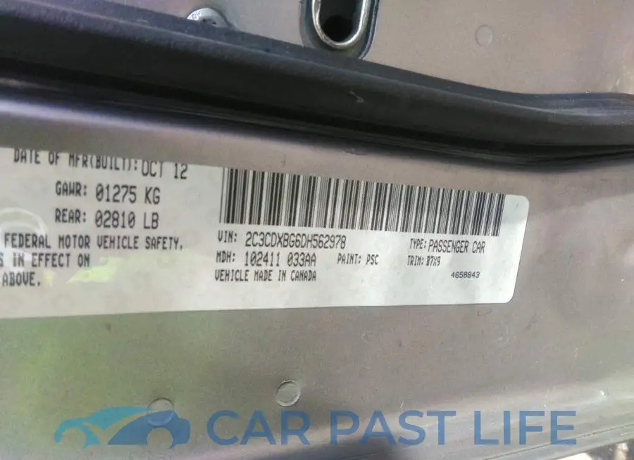 2C3CDXBG6DH562978# 9