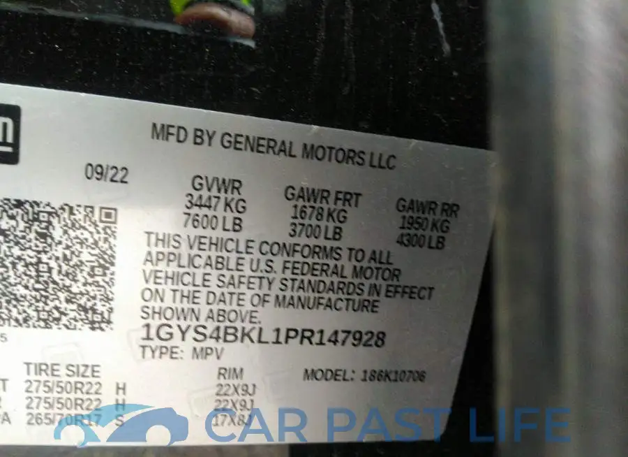 1GYS4BKL1PR147928# 9