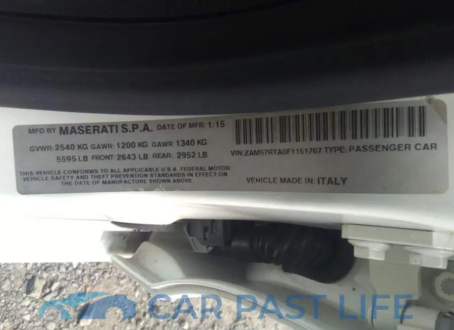 ZAM57RTA0F1151767# 9