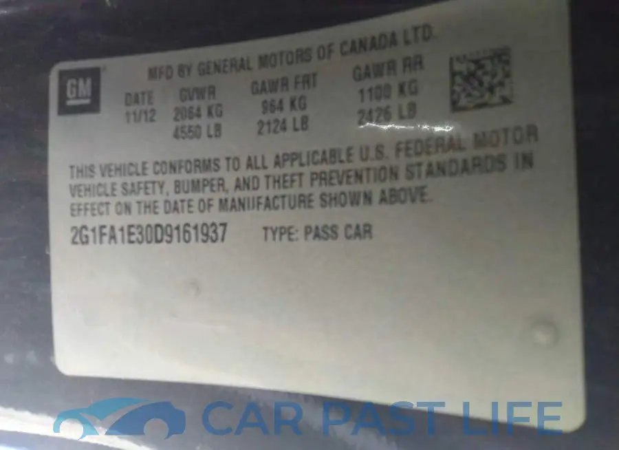 2G1FA1E30D9161937# 9
