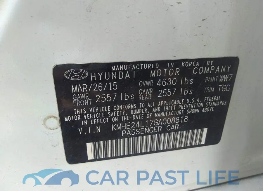 KMHE24L17GA008818# 9