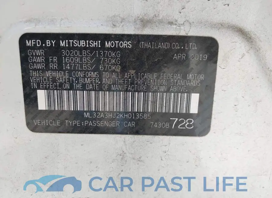 ML32A3HJ2KH013585# 9