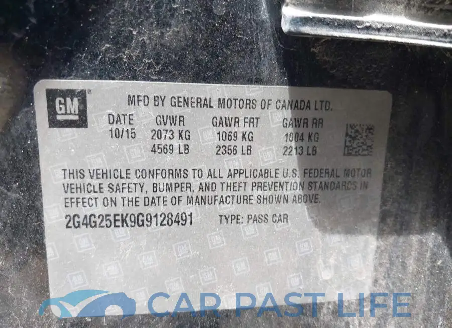 2G4G25EK9G9128491# 9