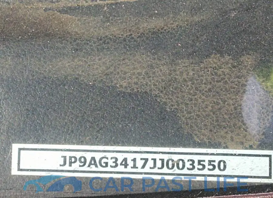 JP9AG3417JJ003550# 9