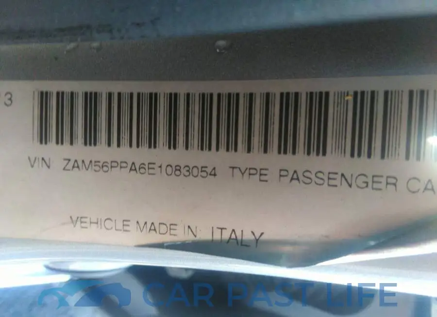 ZAM56PPA6E1083054# 9