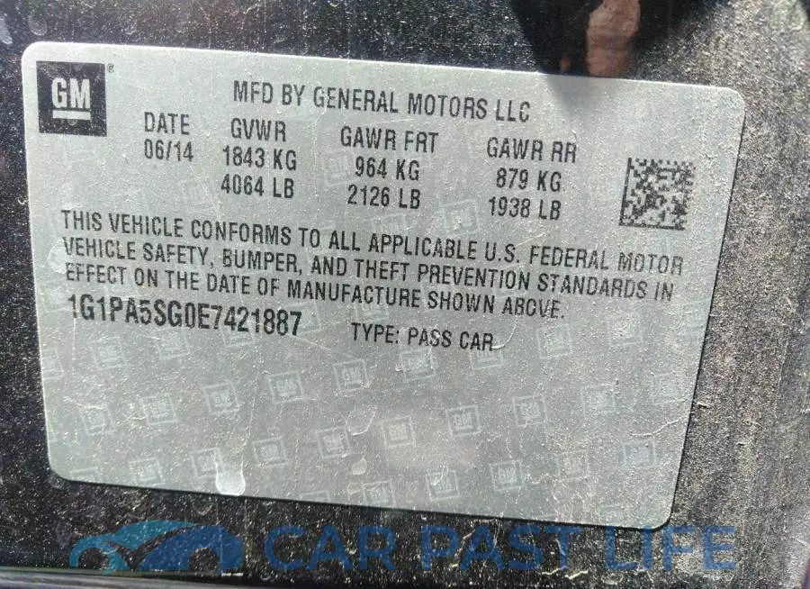 1G1PA5SG0E7421887# 9