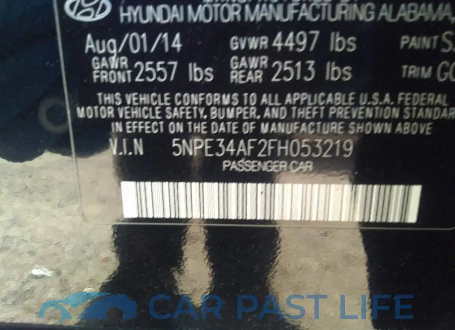 5NPE34AF2FH053219# 9