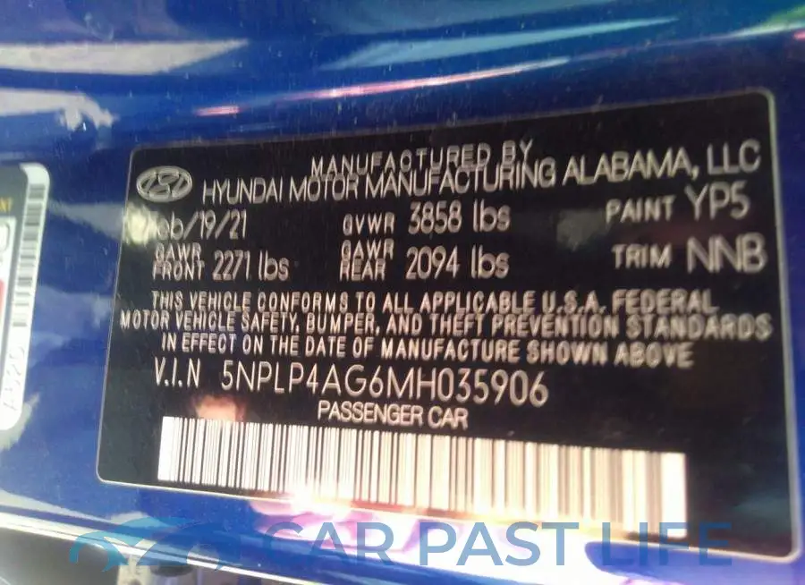 5NPLP4AG6MH035906# 9