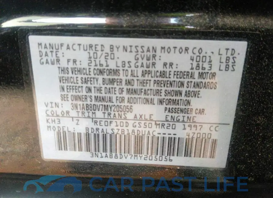 3N1AB8DV7MY205056# 9