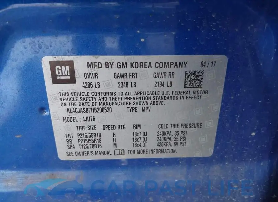 KL4CJASB7HB200530# 9