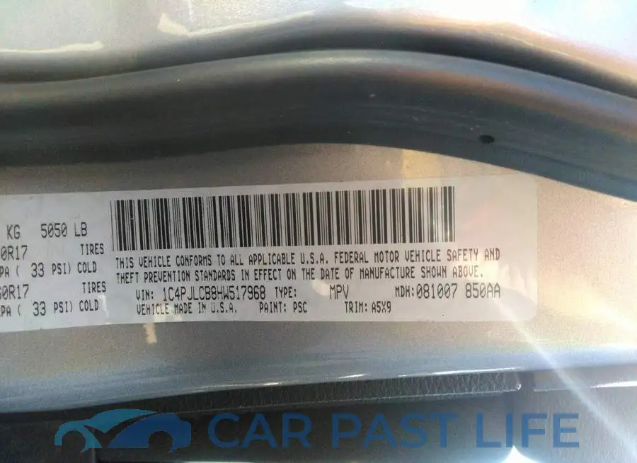 1C4PJLCB8HW517968# 9