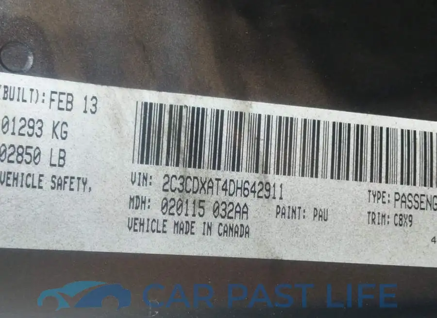 2C3CDXAT4DH642911# 9