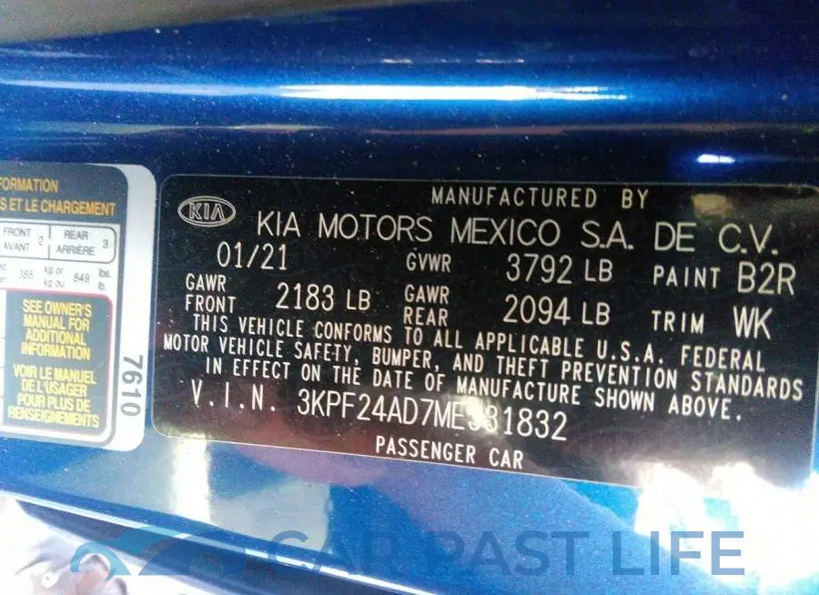 3KPF24AD7ME331832# 9