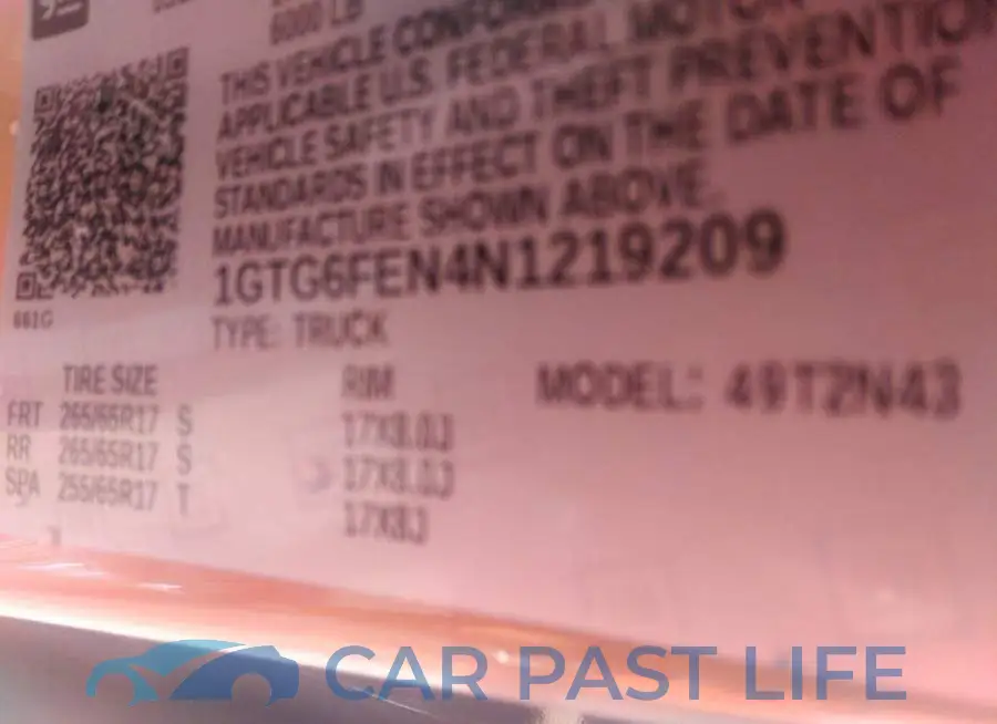 1GTG6FEN4N1219209# 9
