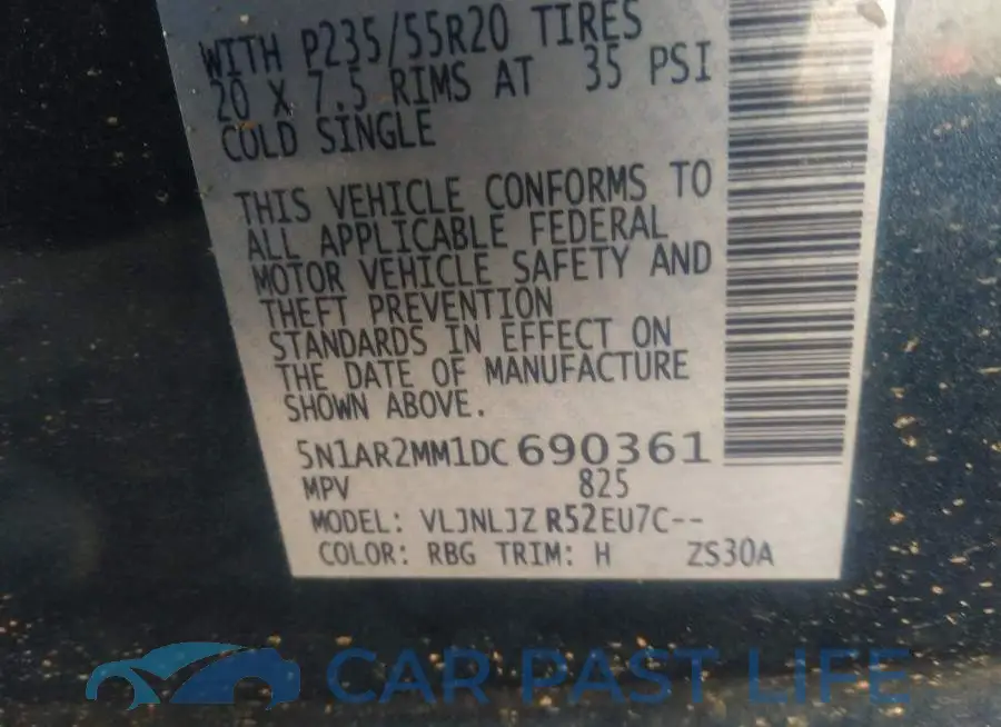 5N1AR2MM1DC690361# 9