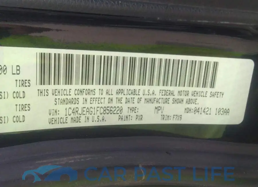 1C4RJEAG1FC856220# 9