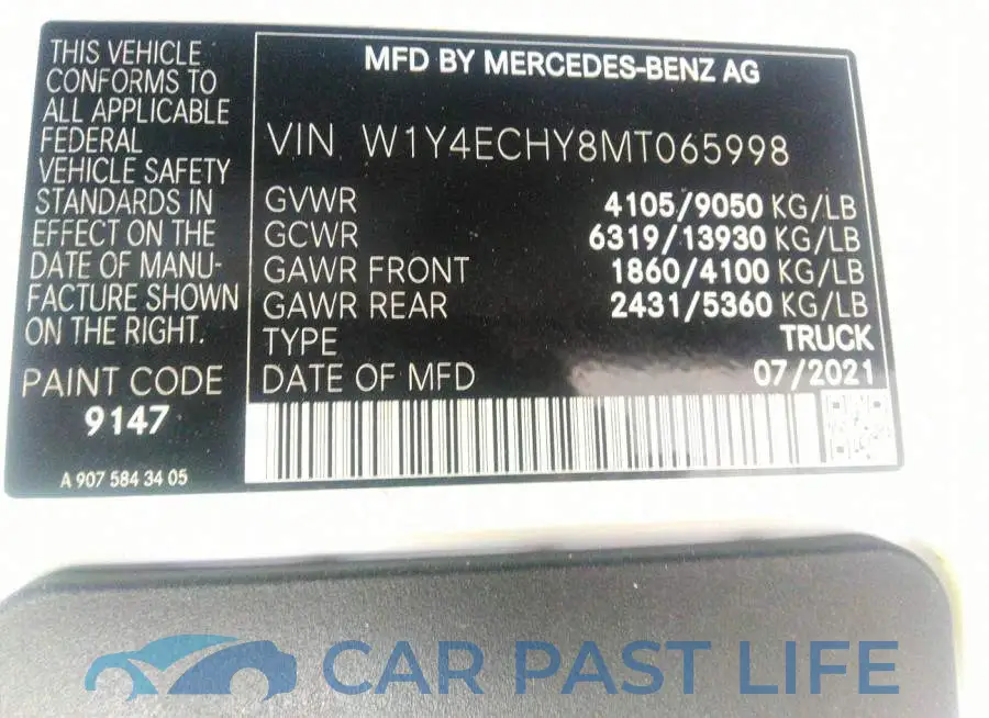 W1Y4ECHY8MT065998# 9