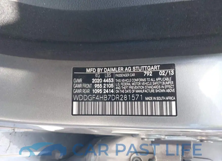 WDDGF4HB7DR281571# 9