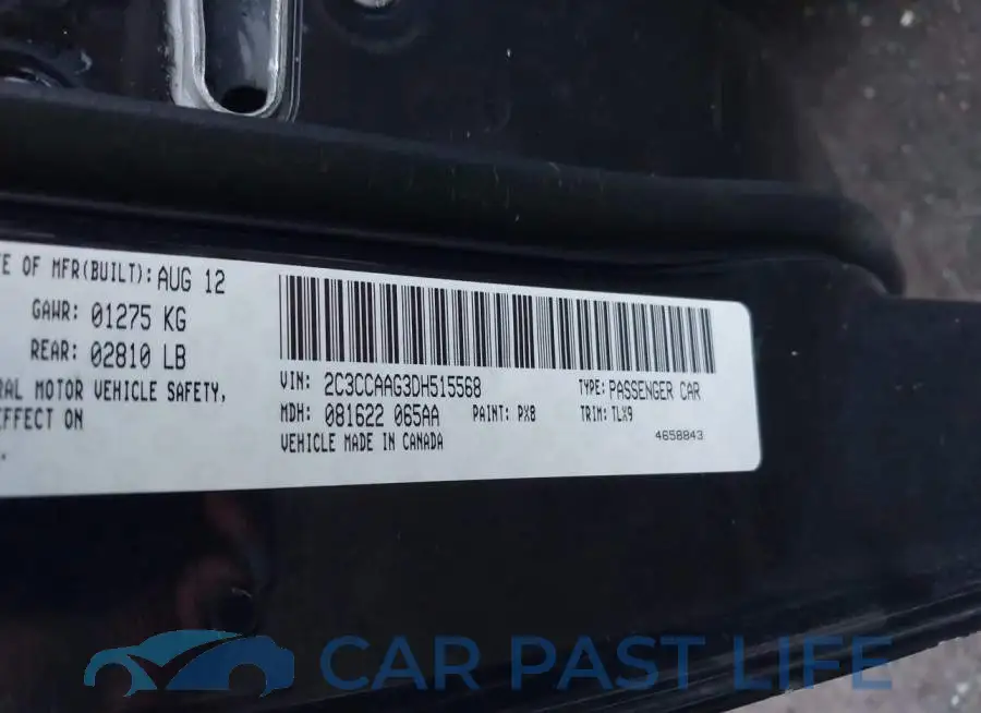 2C3CCAAG3DH515568# 9