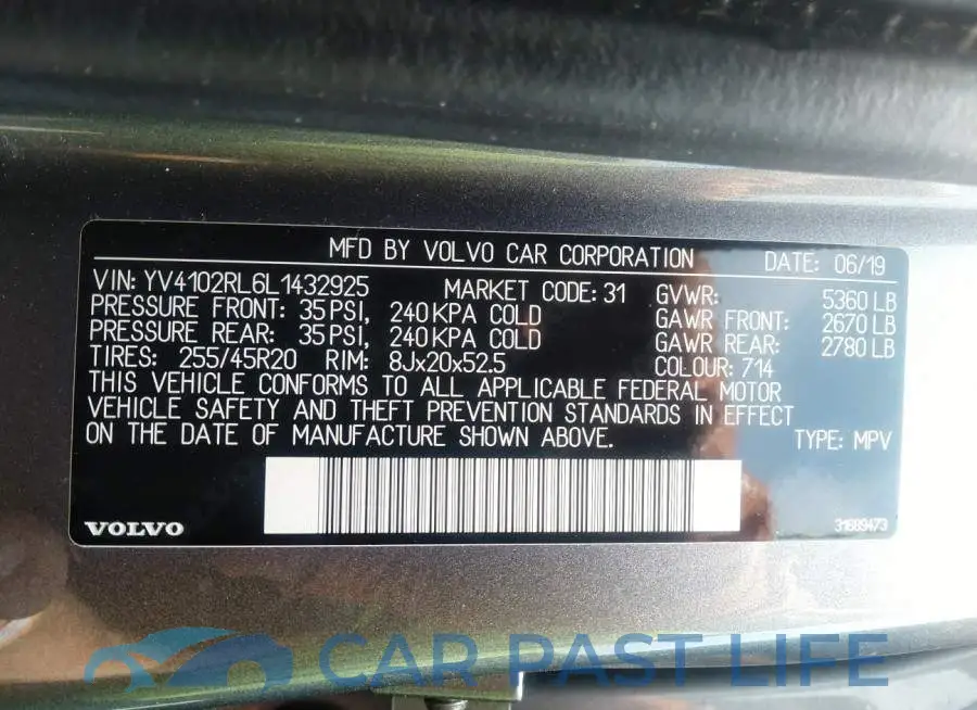YV4102RL6L1432925# 9