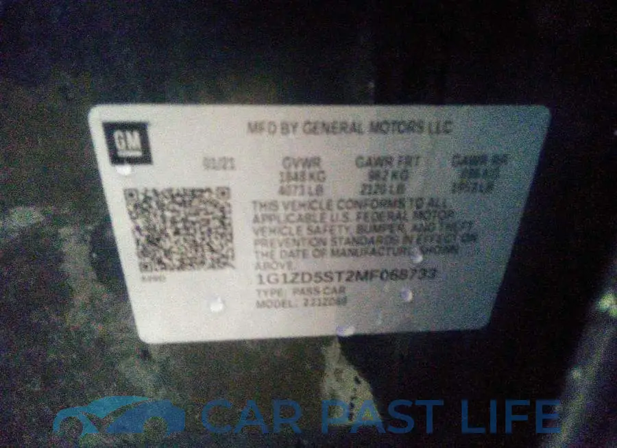 1G1ZD5ST2MF068733# 9