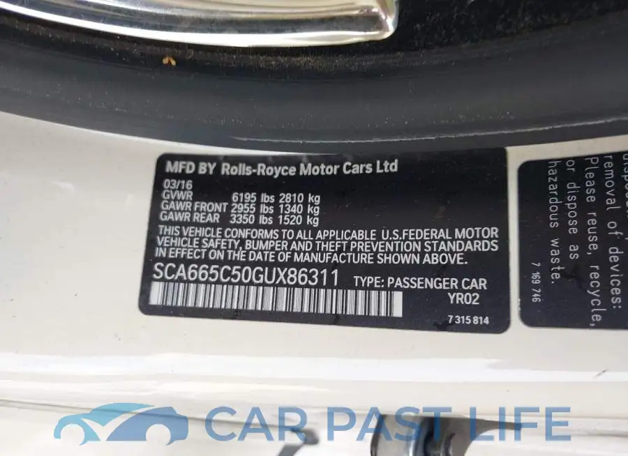 SCA665C50GUX86311# 9