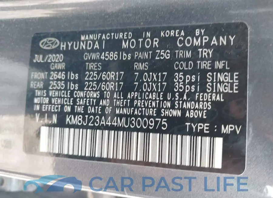 KM8J23A44MU300975# 9