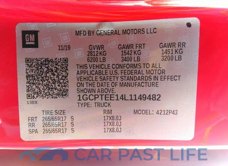 1GCPTEE14L1149482# 9