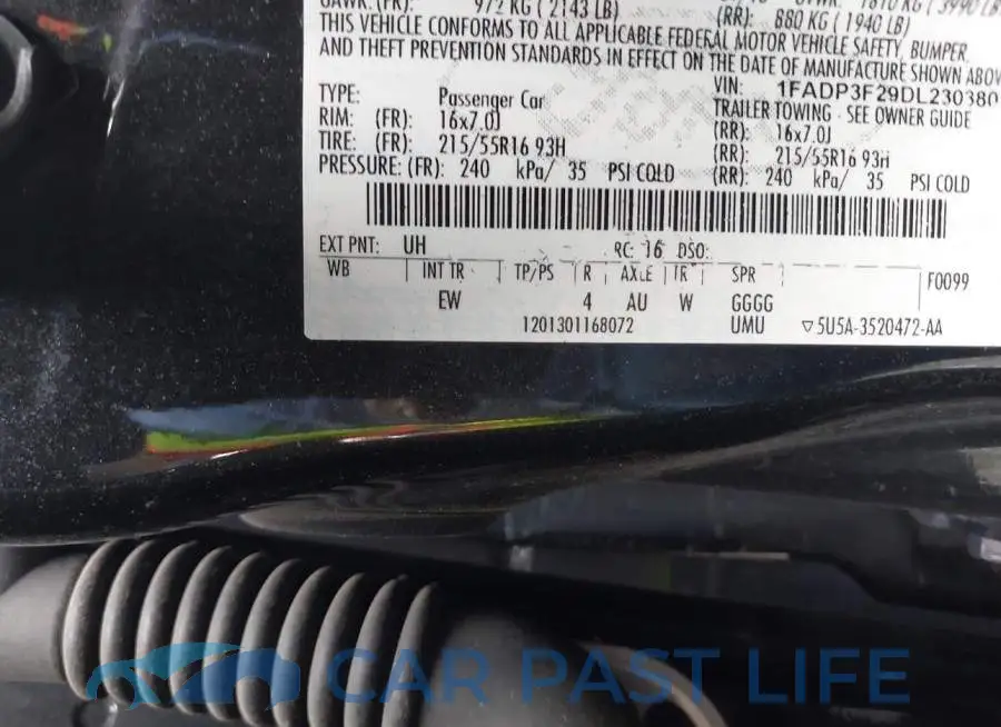 1FADP3F29DL230380# 9