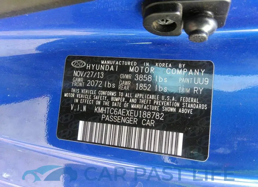 KMHTC6AEXEU188782# 9