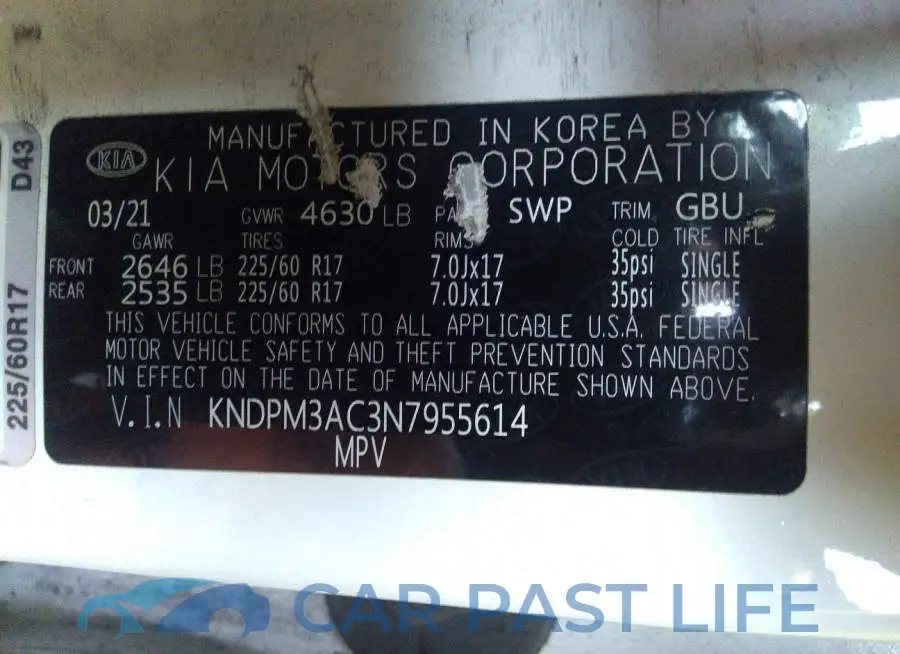 KNDPM3AC3N7955614# 9