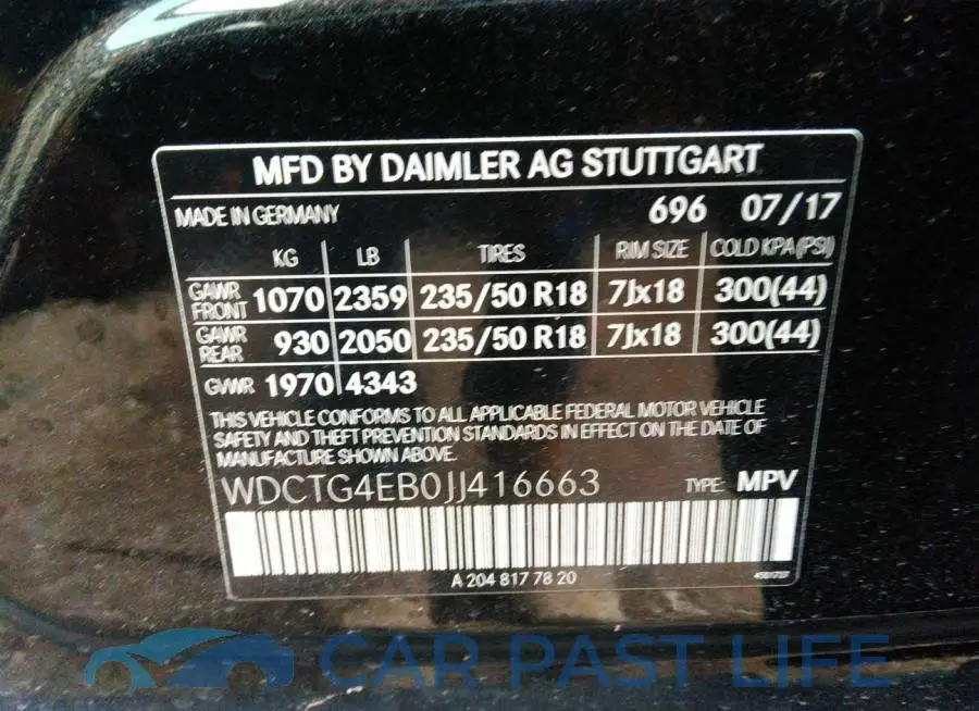 WDCTG4EB0JJ416663# 9