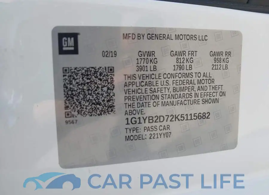 1G1YB2D72K5115682# 9