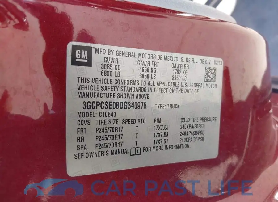 3GCPCSE08DG340976# 9