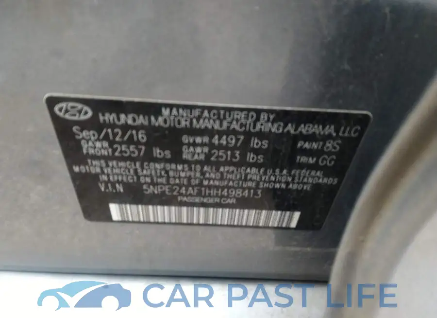 5NPE24AF1HH498413# 9