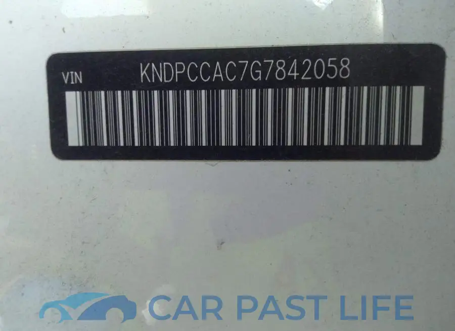 KNDPCCAC7G7842058# 9